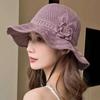 Hat Female Sun Protection Sun Hat Hollow Breathable Bucket Hat Outdoor Travel Sun Protection Beach Sun Hat