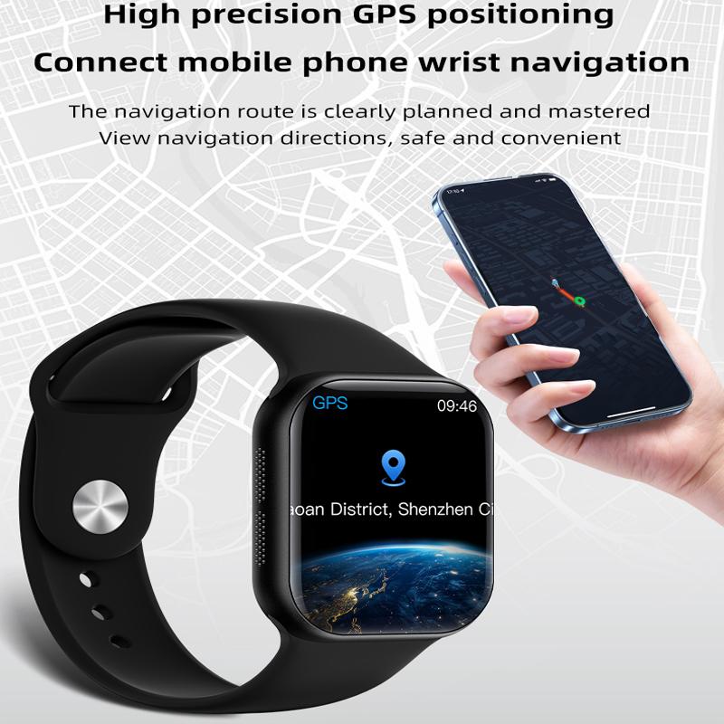IWO Series 10 Smart Watch 2.01 Inch Wireless Charger Heart Rate Men Women Fitness Tracker Sport Smartwatch For IOS Android