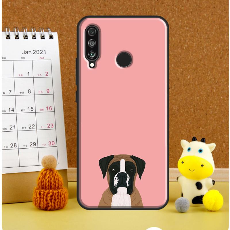 Чехол с собакой Боксер для Huawei Nova Y70 Y60 Y61 Y91 Y90 10 9 SE 5T 7i 8i 11i 11 P20 P40 Lite P30 Pro