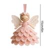 DIY Kit Crochet Angel Ornament Kit Handmade Yarn Craft Set  for Christmas Tree Decoration