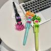 Cartoon Ballpoint Pen Creative Gel Pen Smooth Writing Stress Relief Student Study Office School Art Supplies