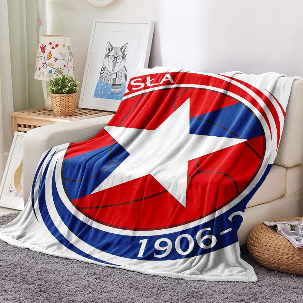 TS Wisła FlAannel Blanket, High quality Comfortable for All Seasons, Home Decor, Warmth and Comfort