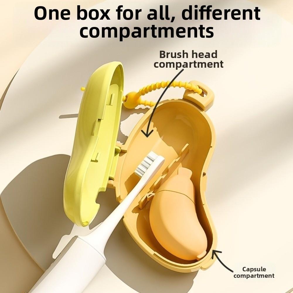 Portable Toothbrush Case Cap Brush Protect Toothbrush Dust Cap Cover for Bathroom Supplies