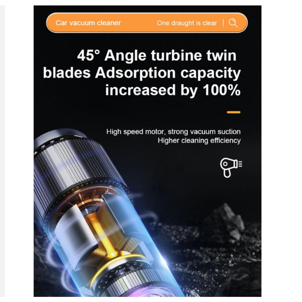 Wireless Car Handheld Household Dust Collector Portable High Power Small Mini Vacuum Cleaner