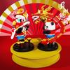 Yu Gao 1184-1187 National Tide Panda Dance Lion Hua Dan Tide Play Assembled Building Blocks Toys Spring Festival Gift