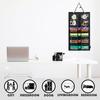 Martial Arts Belts Organizer with Elastic Loop Simple Installation Hanging Karate Belt Display Organizer Karate Belt Holder
