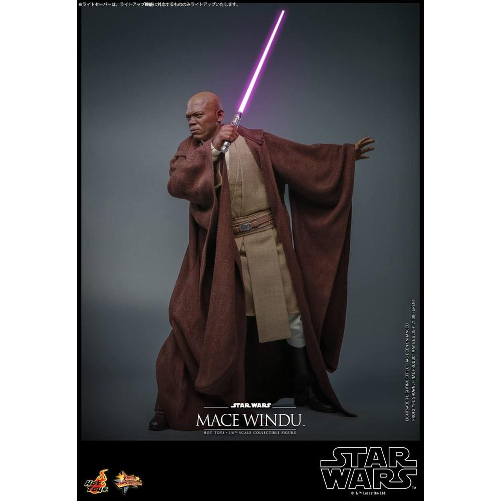 Hot Toys Movie Masterpiece Звездные войны Эпизод II Атака клонов Мейс Винду Фигурка в масштабе 1/6