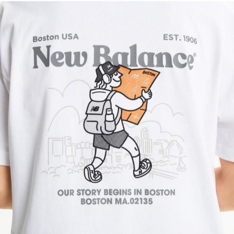 New Balance Футболка Rqk Nbnee21513 10 Uni Nb BOy Travel с коротким рукавом O