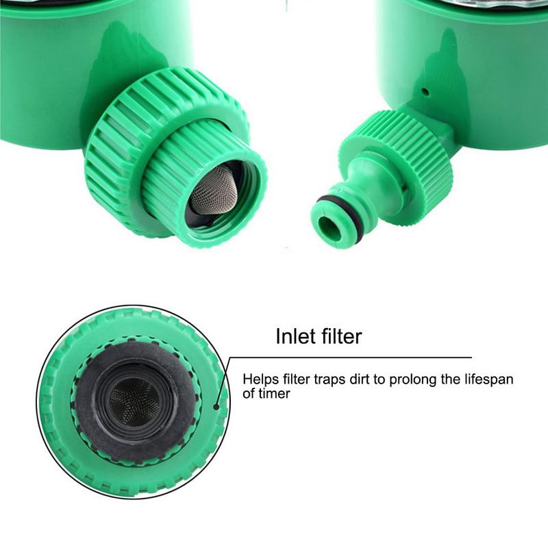 Автоматический контроллер полива, садовый таймер подачи воды, электронная система полива с двумя циферблатами, умный контроллер спринклера