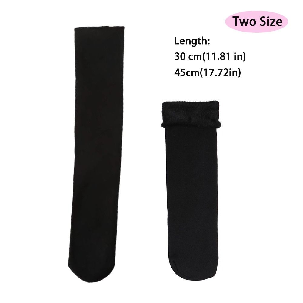 Velvet-lined Snow Socks Thickened Women's Hosiery Bare Leg Artifact Home Floor Socks  Unisex