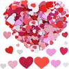 300 Pcs 3Size Foam Heart Stickers Heart Shape Self Adhesive Craft Decals for Valentine's Day
