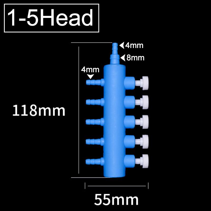 10~100Pcs Air Distribution Control Valve Aquarium Oxygen Pump Diverter Air Pump Oxygenation Distributor Gas Drainage Connector