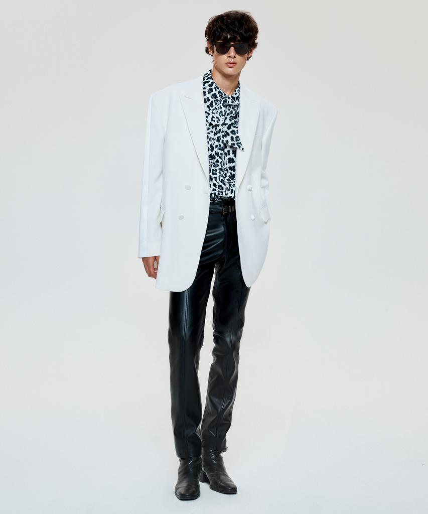 Untage Wool Tuxedo Jacket[White(Unisex)]_Uth-Fb09