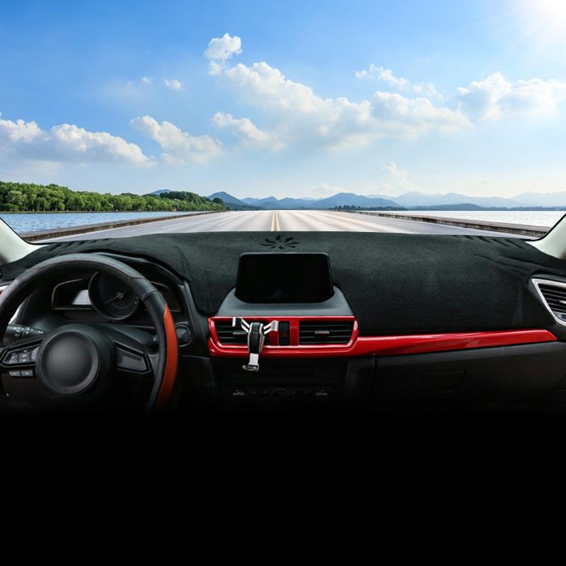 Для Mazda 3 BM BN Axela 2014 2015 2016 2017 2018 Автомобильная Накладка на Панель Приборов Солнцезащитный Коврик на Панель Приборов Аксессуары
