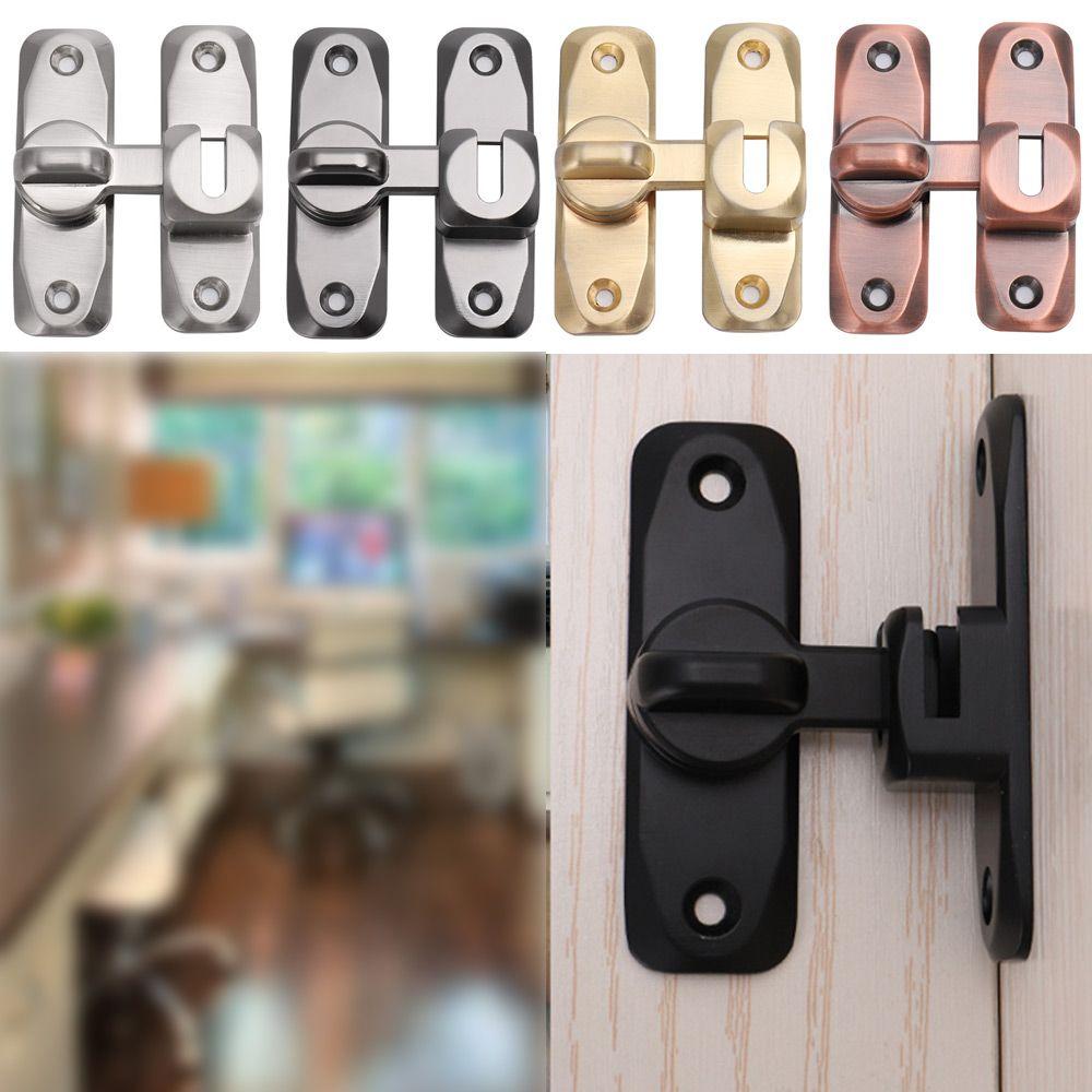 Locks No Punching Solid Buckle Sliding Door Latch Sliding Door Lock Door Bolt Anti-theft Buckle