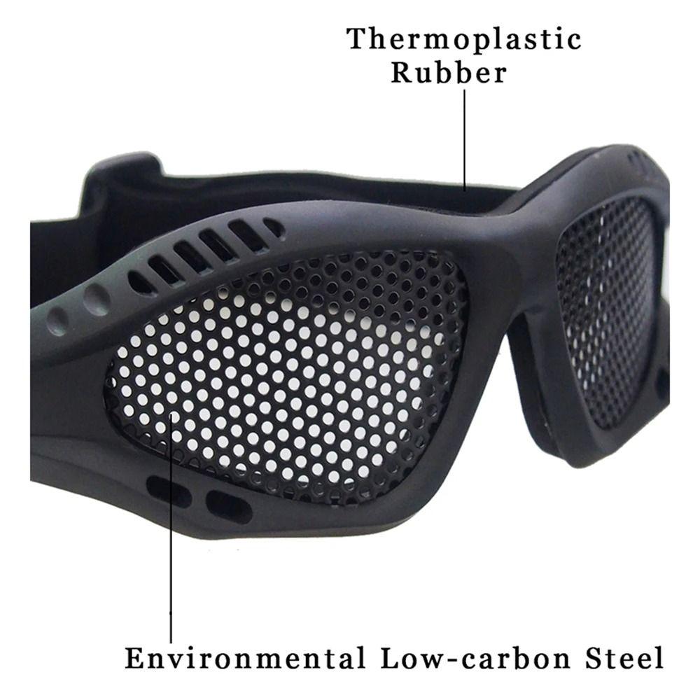 Eye Protection Protective Eyewear Metal Mesh Protective Glasses Hiking Glasses Hiking