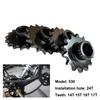 Front 530 Chain Sprocket Cog 24T Gear 14T 15T 16T 17T Teeth For GY6 125cc 150cc 200cc 250cc ATV Go Kart UTV Buggy Quad Bike Part