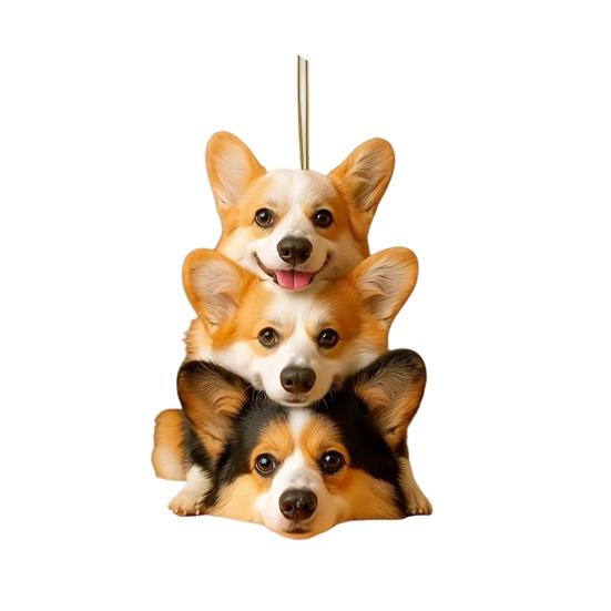 Милые подвески в виде кошек и собак, подвески для зеркала заднего вида автомобиля, персонализированный акриловый шарм для зеркала автомобиля, дома, праздничные подарки