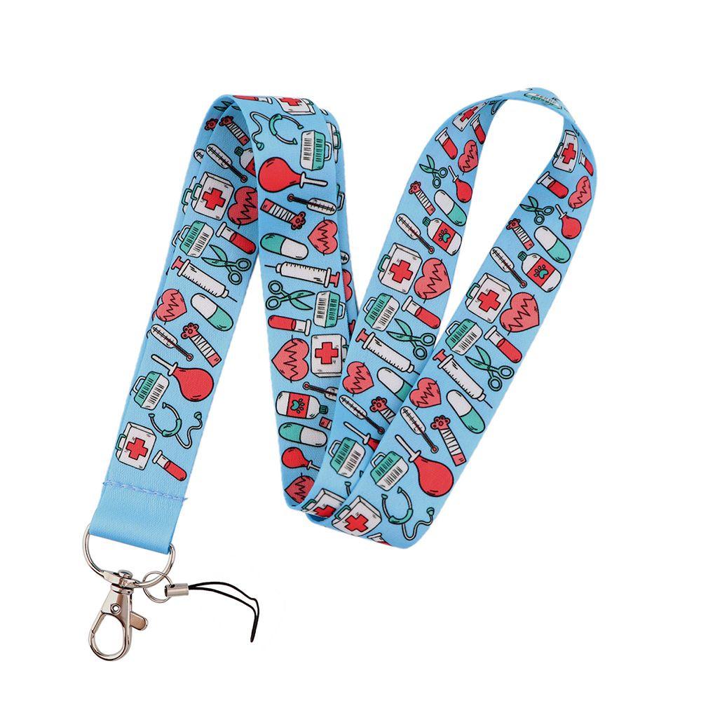 Phone Charm ID Badge Holder Nurse Lanyard Neck Straps Mobile Phone Strap Doctors ID Card Hang Rope
