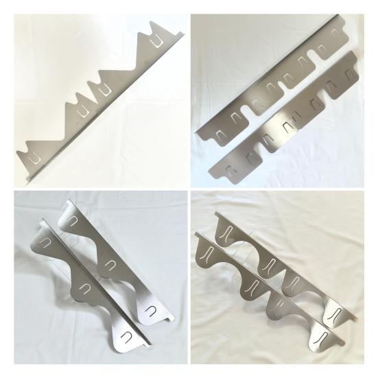 2 шт. Заглушка для зазора плиты из нержавеющей стали, Заполнитель зазора плиты для духовки и столешницы, Термостойкая заглушка для бокового зазора кухонной плиты и столешницы, Защита зазора плиты