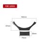 For Lexus NX 200 200t 300h Car Accessories Steering Wheel Panel  Decorate Carbon Fiber Interior Trim Car Stickers 3D  Patch