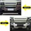 Для Land Rover Defender 90 110 2020-2026 Нержавеющая сталь Автомобильная передняя бамперная защита Защитная пластина Чехол Автомобильные аксессуары