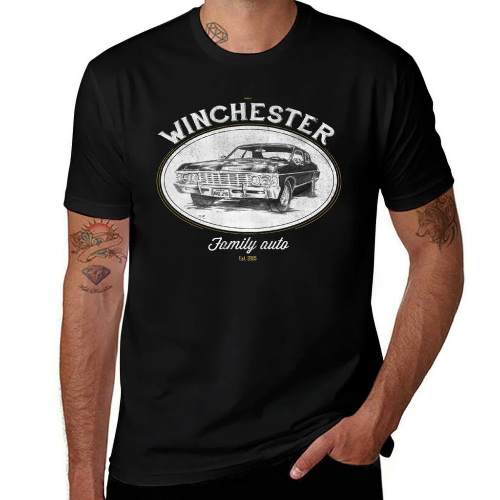 Winchester Auto Tshirt Stylish Graphic Short Sleeve Top