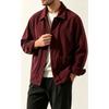 Men S Vintage Casual Corduroy Long Sleeve Jacket Solid Color