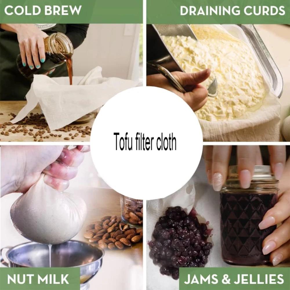 Absorbent Breathable Tofu Cloth Reusable Cotton Gauze New Straining Cloth