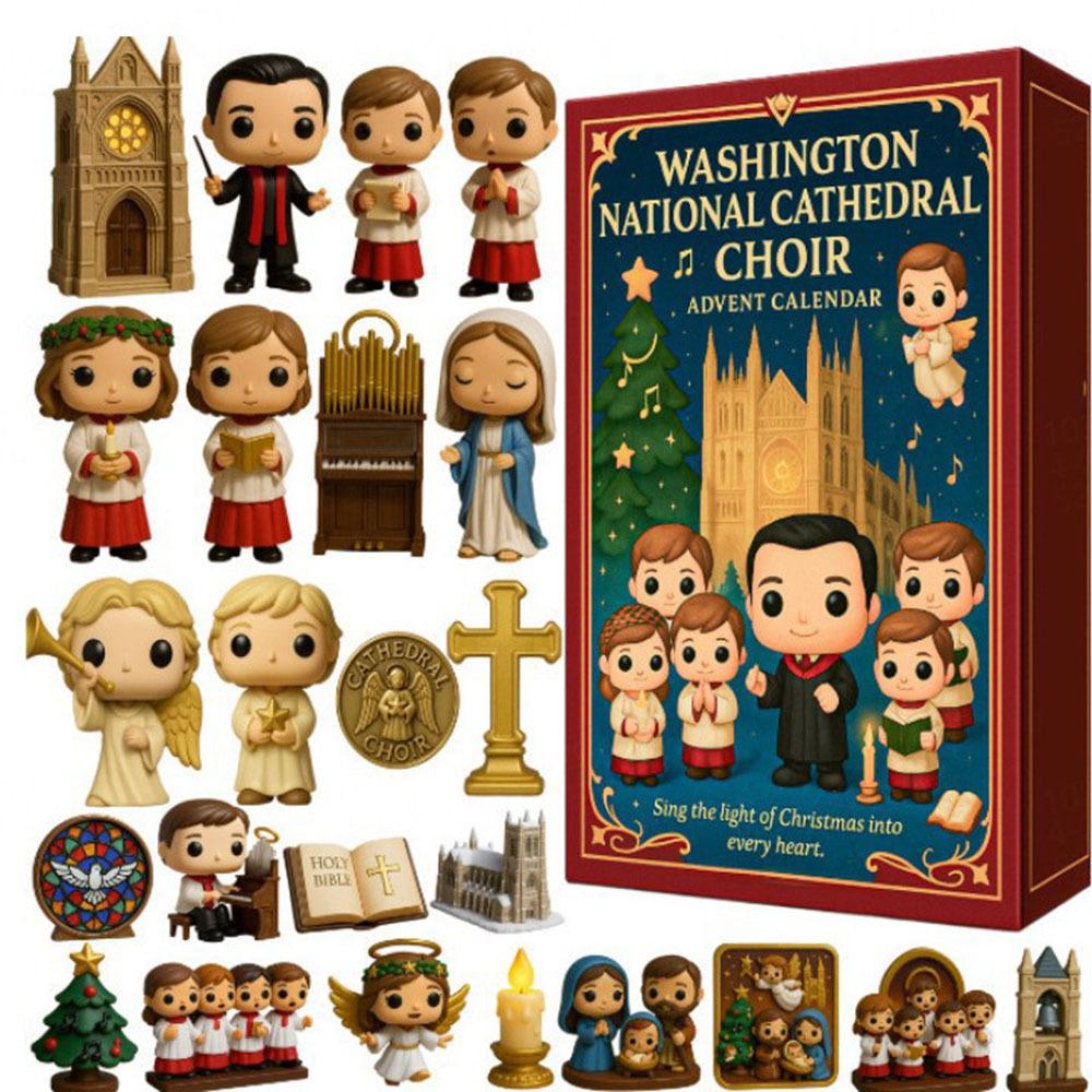 Полная серия Рождественский Обратный Отсчет Blind Box Праздничный Адвент-Календарь Атмосфера Обратного Отсчета Акриловый Подвеска с УФ-Печатью