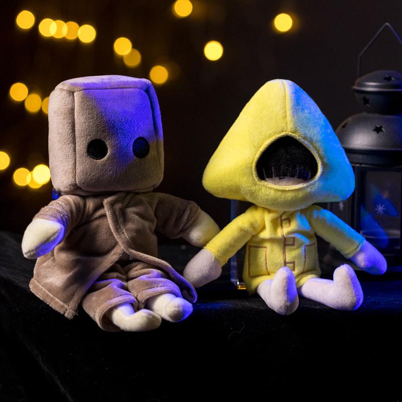 Cute Lifelike Little Nightmares 2 Plush Toy Adorable Six Figure Collection Cartoon Figure Adventure Game Gift Toys For Kids Fans