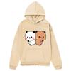 Bubu Dudu Hoodies Kawaii Bubu Dudu Graphic Sweatshirts Cute Panda Bear Clothes Cartoon Women Casual Men Funny Korean Pullover