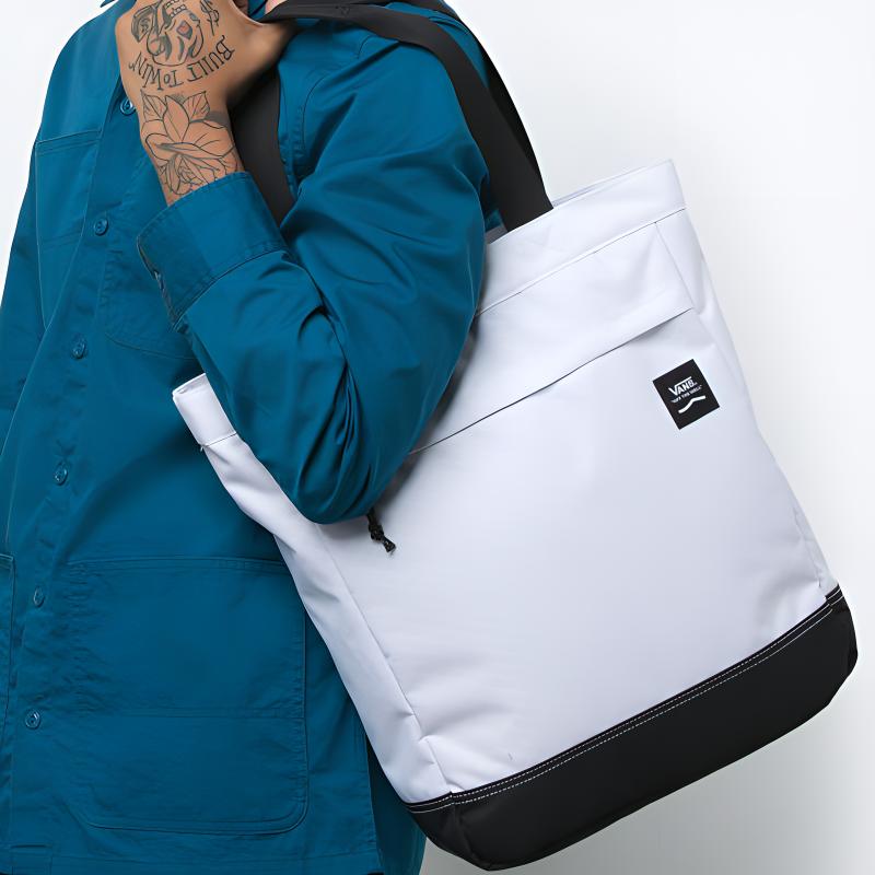 Vans Сумка-тоут Construct Dx из нейлона, унисекс, белая VN0A5E2KWHT1