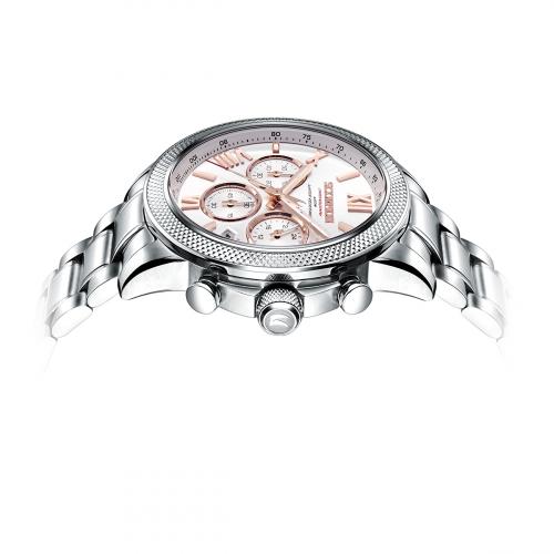 [SCORPION] SCORPION Heka Хронограф Металлические часы SP3342M-WH
