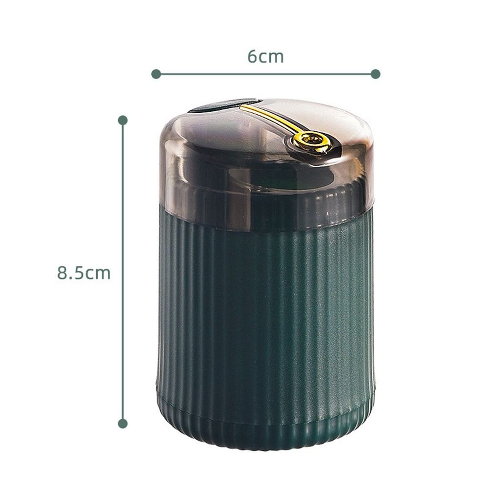 Круглый диспенсер для зубочисток, пластиковая банка для зубочисток, высококачественная коробка для зубочисток для дома