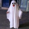 Бу Привидение Хэллоуин Костюм Привидения Белый Маскарадный Костюм Страшный Хэллоуин Плащ Привидения Мальчики Девочки