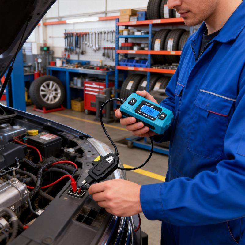 Digital Automotive Fuse Tester CNBJ-611 for Accurate Current Measurement and Car Electrical Leakage Fault Analysis LCD Tool