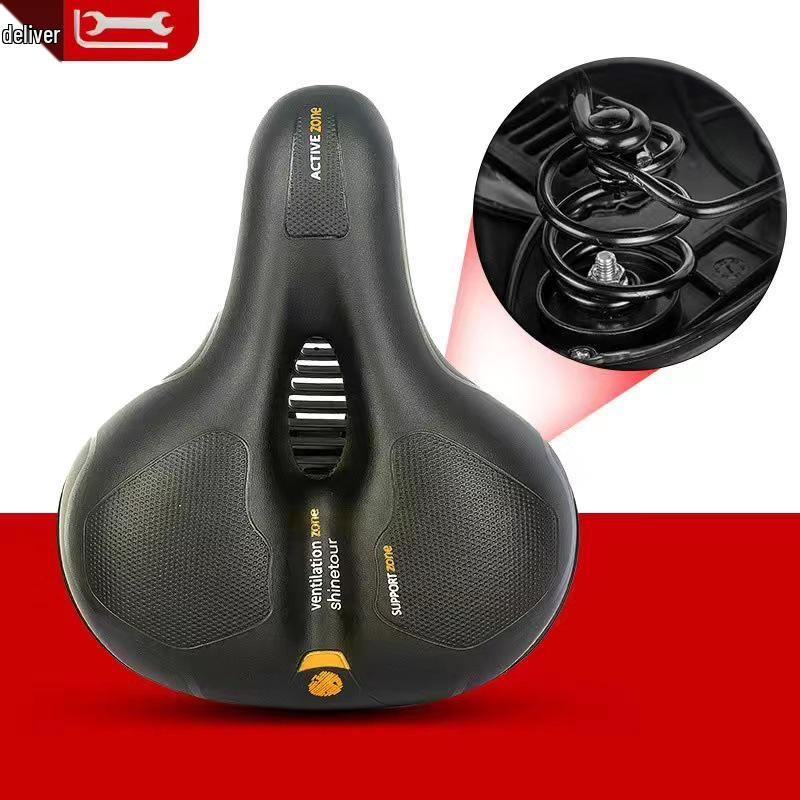 Super Soft Shock-Absorbing Mountain Bike Seat Cushion with Breathable Hollow Design