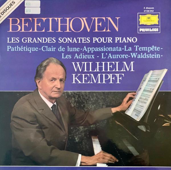 Виниловая пластинка ЛЮДВИГ ВАН БЕТХОВЕН ВИЛЬГЕЛЬМ КЕМП Les Grandes Sonates Pour Piano 2726042 Deutsche Grammo France Классика Б/У