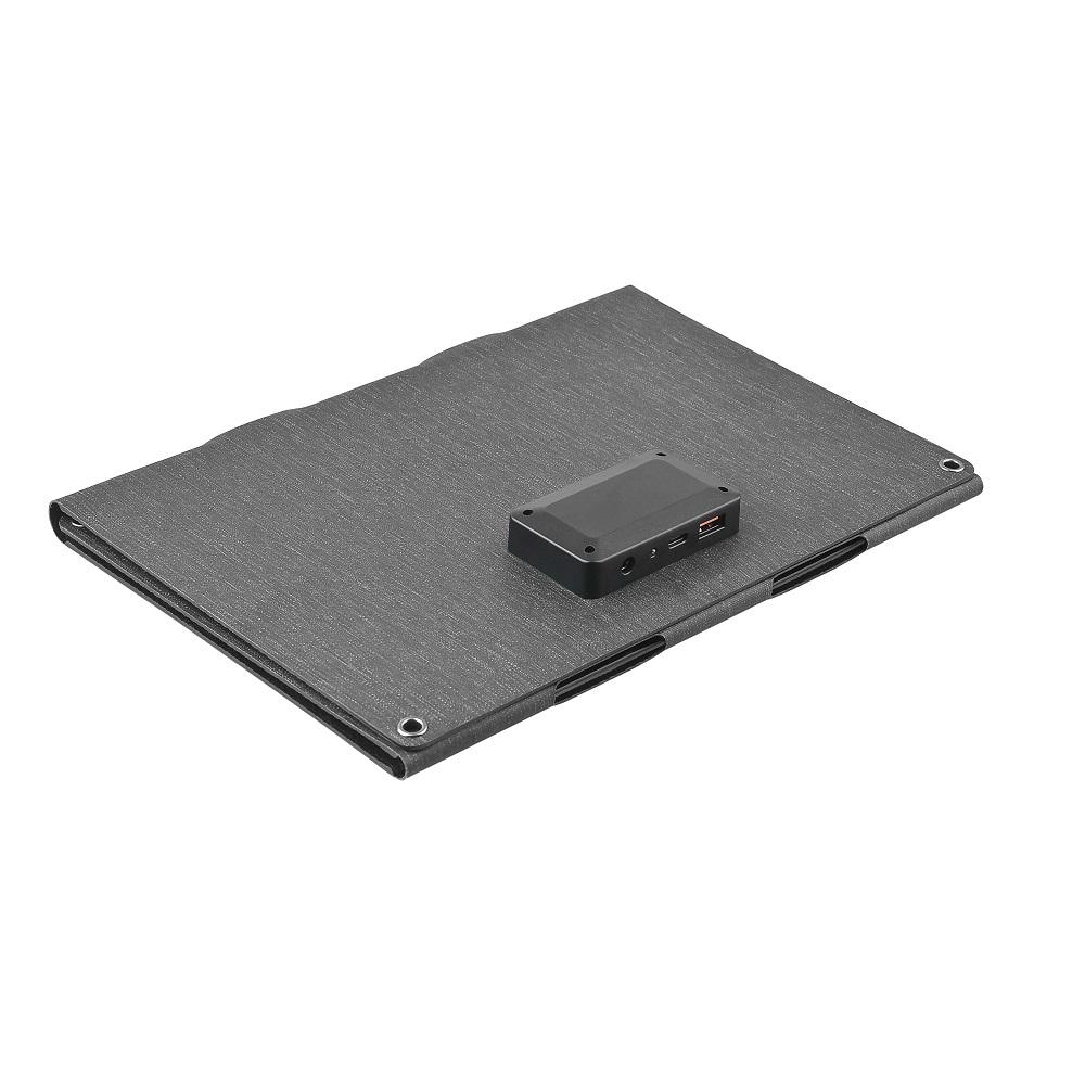 60 Вт Складная солнечная панель Зарядное устройство USB Type-C DC Портативная солнечная батарея Складная сумка Power Bank Для телефона На открытом воздухе Походы Кемпинг
