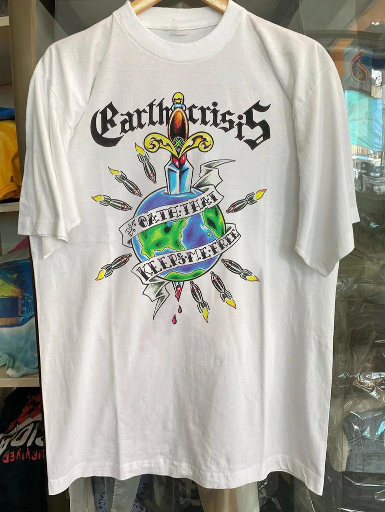 Earth Crisis Band Music White T-Shirt Cotton Unisex S-234XL 7D1715