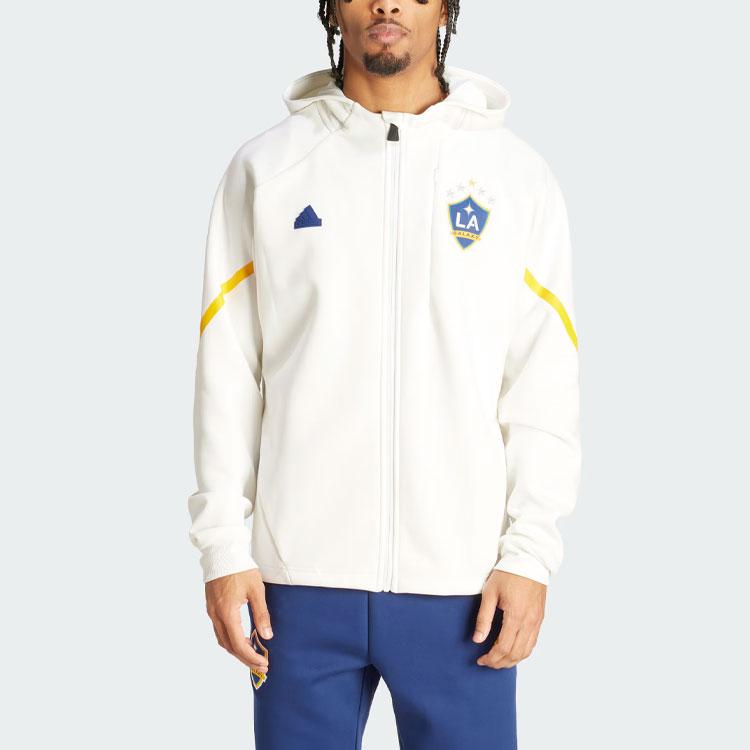 Adidas La Galaxy Designed For Gameday Anthem Jacket Men Jacket White IQ0719
