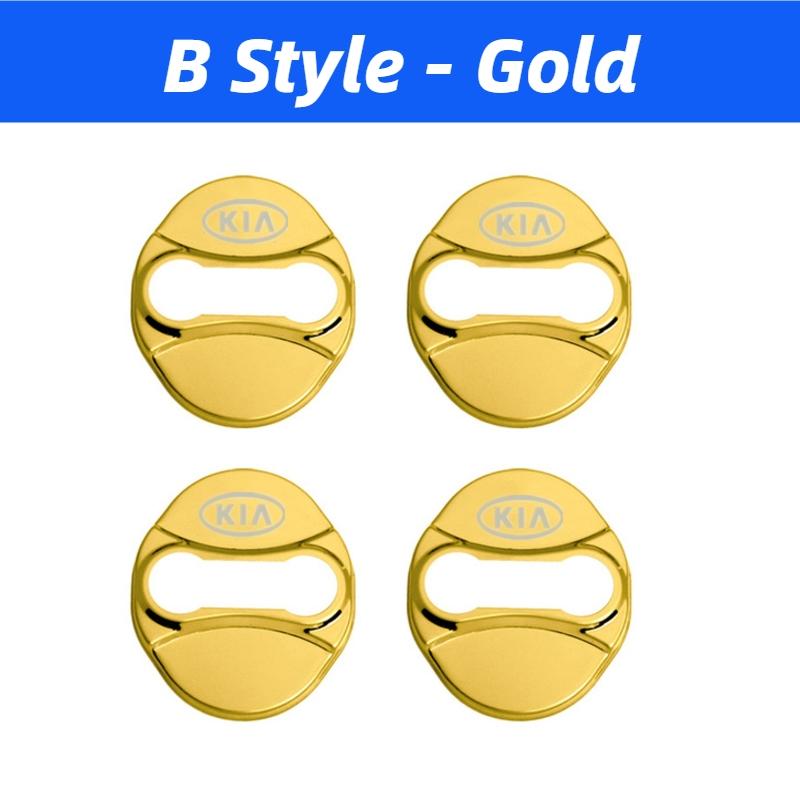4PCS Car Door Lock Cover Logo Protection Stickers For KIA K3 K5 KX3 KX5 KX7 Sportage R Forte Carens Stinger Sorento Accessories xmwcj44