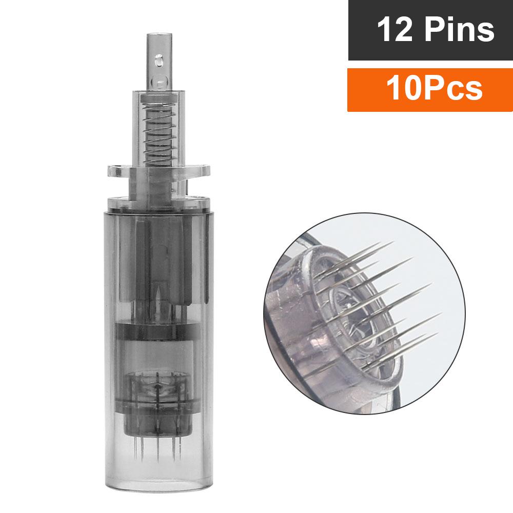 Dr.Pen Сменные иглы A7, картриджи с наконечником, одноразовые иглы для микронидлинга MTS, ролик для дермы, сменные иглы, 10 шт./упак.