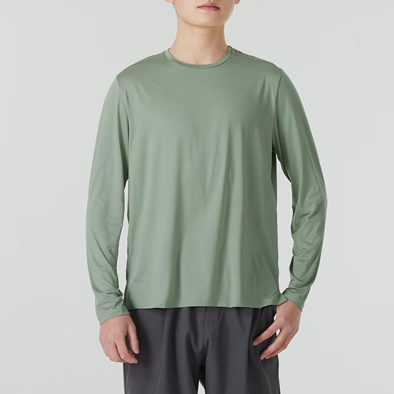 Under Armour Удобный пуловер с круглым вырезом, дышащая футболка с длинным рукавом, мужские топы, зеленый 1387390-505