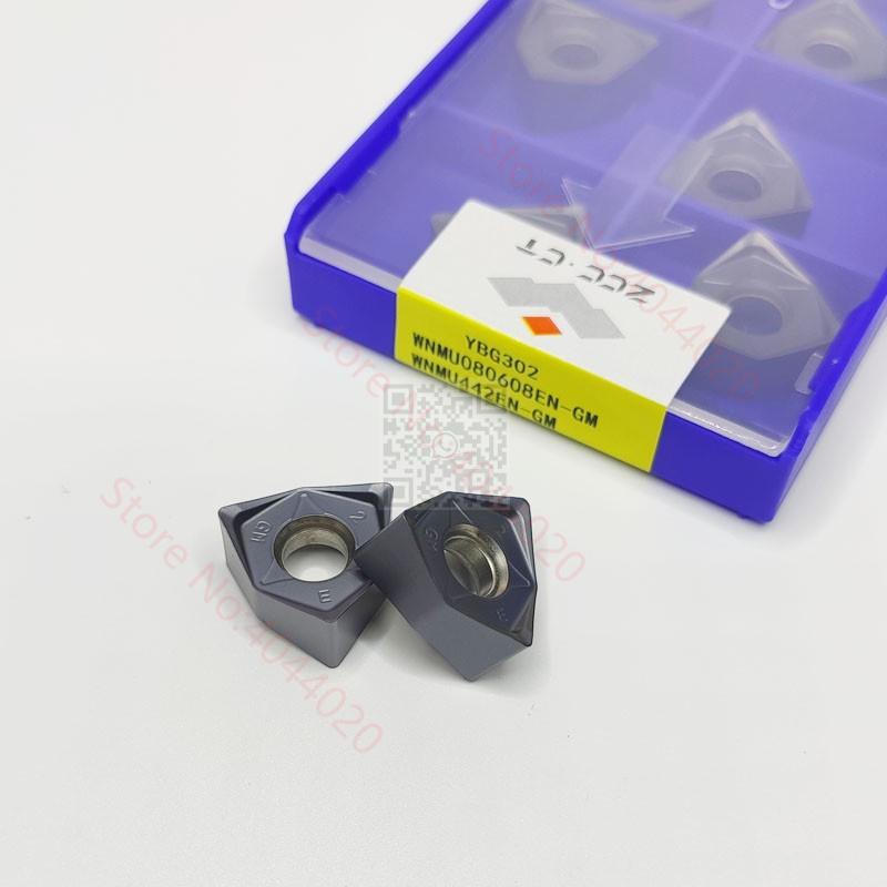 ZCC.CT WNMU080608EN-GM YBG202 YBG205 YBD152 Твердосплавная пластина WNMU Пластины WNMU