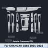 For CHANGAN CS85 2024 2025 TPU Car Navigation Screen Film Gearbox Protective Sticker Anti-scratch Interior Accessories