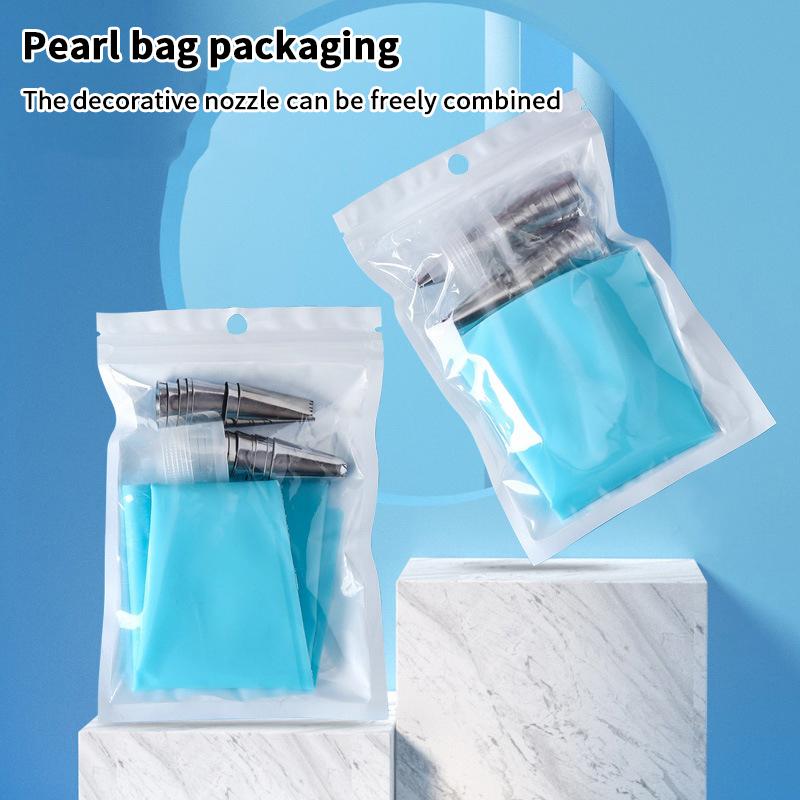 Набор насадок из нержавеющей стали для кондитерского мешка Кухонные инструменты для украшения тортов кремом Многоразовые насадки Кондитерский мешок Скребок для крема