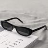 Retro Black Sun Glasses Female Fashion Oval Vintage Sunglasses Women Brand Designer Small Frame Shades Driver Eyewear