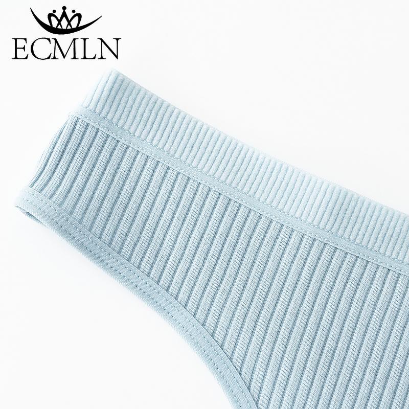 Женские хлопковые трусики с низкой талией в вертикальную полоску, простые удобные стринги, пригодное для носки нижнее белье на четыре сезона